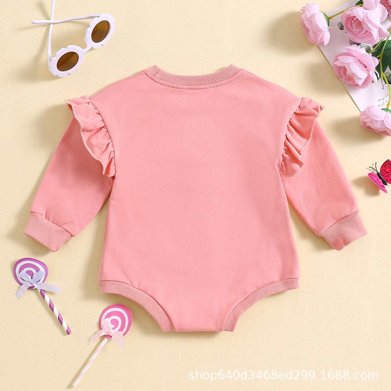 Picture of in stock autumn and winter new Amazon independent station ins hot high quality sweet wood ear small sweater long sleeve