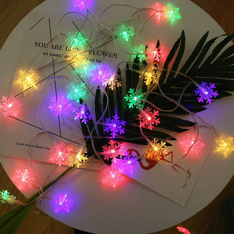 Picture of Solar LED string lights, outdoor camping tent atmosphere lights, night market stall lights, room decoration spherical star lights