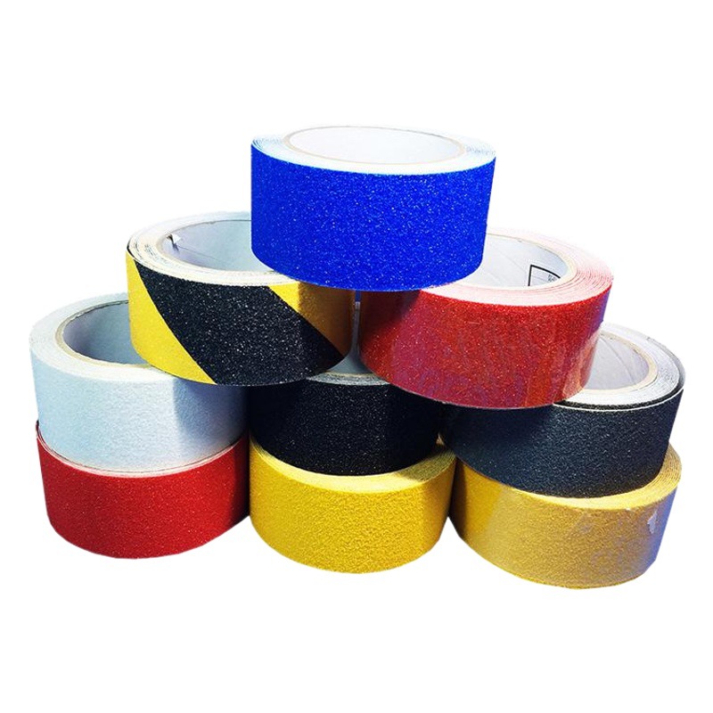 PVC color frosted floor tape stair warning floor stickers step bathroom non-slip tape 80 mesh 60 mesh