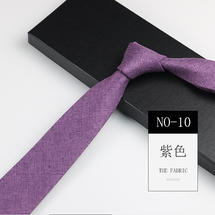 Picture of Men's formal wear for work professional Korean wedding groom artistic simple academic style blue gray 6cm hand tie