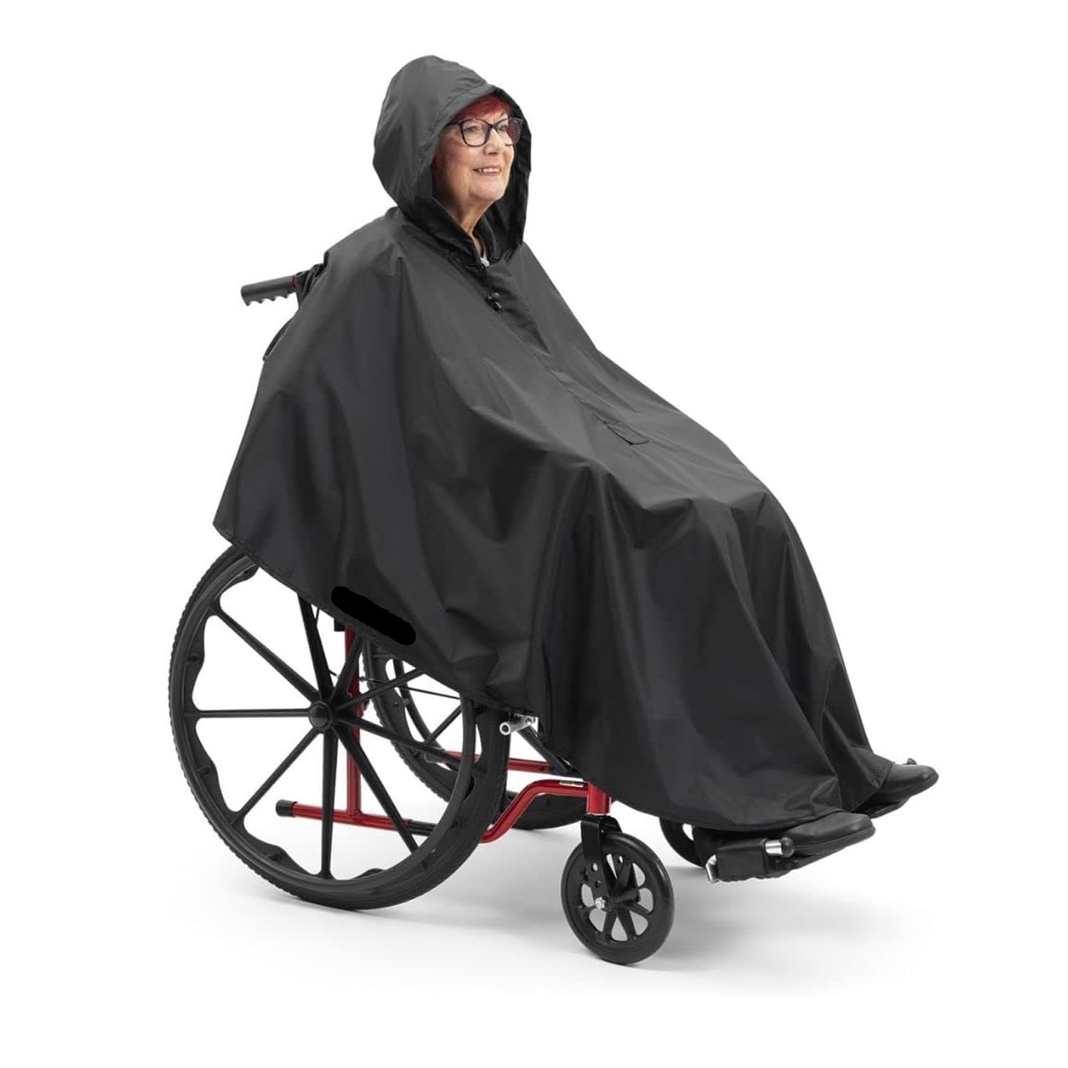Factory in stock cross-border disabled elderly wheelchair special reflective poncho electric scooter raincoat