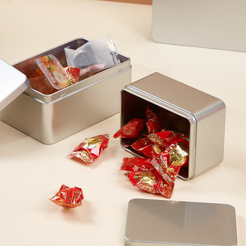 Picture of Thickened Iron Box Storage Box Packaging Box Degradable Advanced Frosted Gift Box Recyclable Paper Towel Box