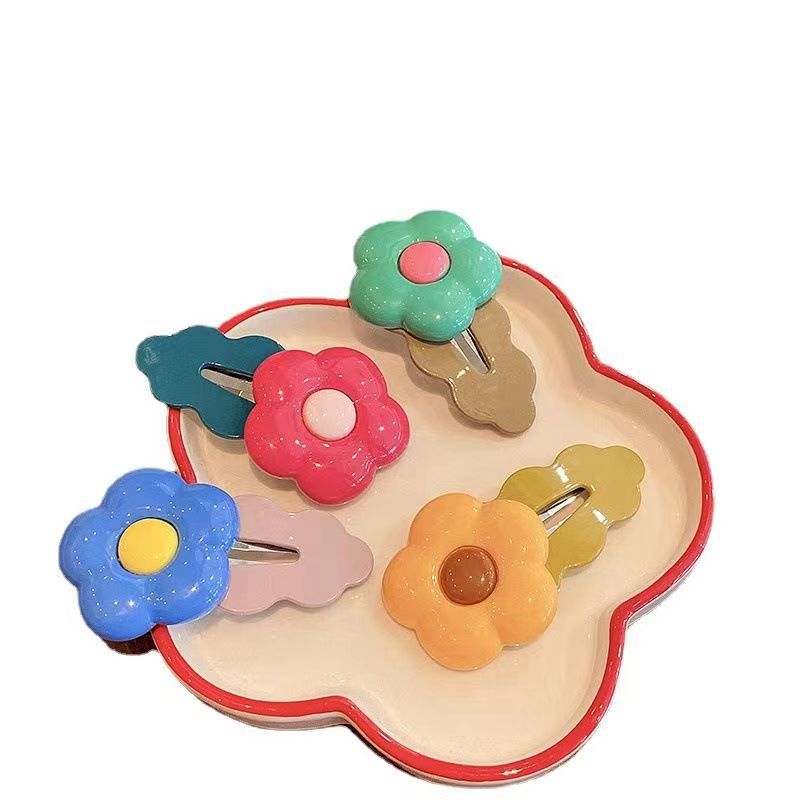 Picture of Knock Sweet Cloud Hairpin Children's Cute Hairpin Korean Style Flower Hairpin Side Clip Back Head Hairpin Bangs Clip