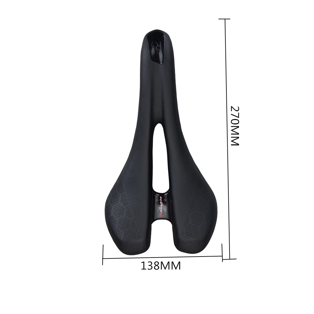 Picture of BALUGOE R7 Cushion Hollow Carbon Fiber Bow Saddle Highway Carbon Fiber Self-contained Cushion Seat Bag Bicycle Carbon Bow