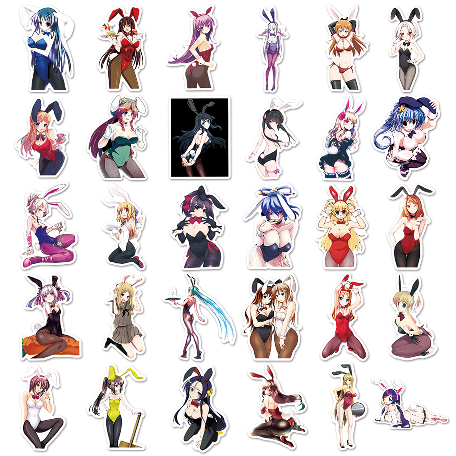 Picture of 61 bunny sexy graffiti stickers refrigerator car trunk bicycle mobile phone waterproof cartoon stickers