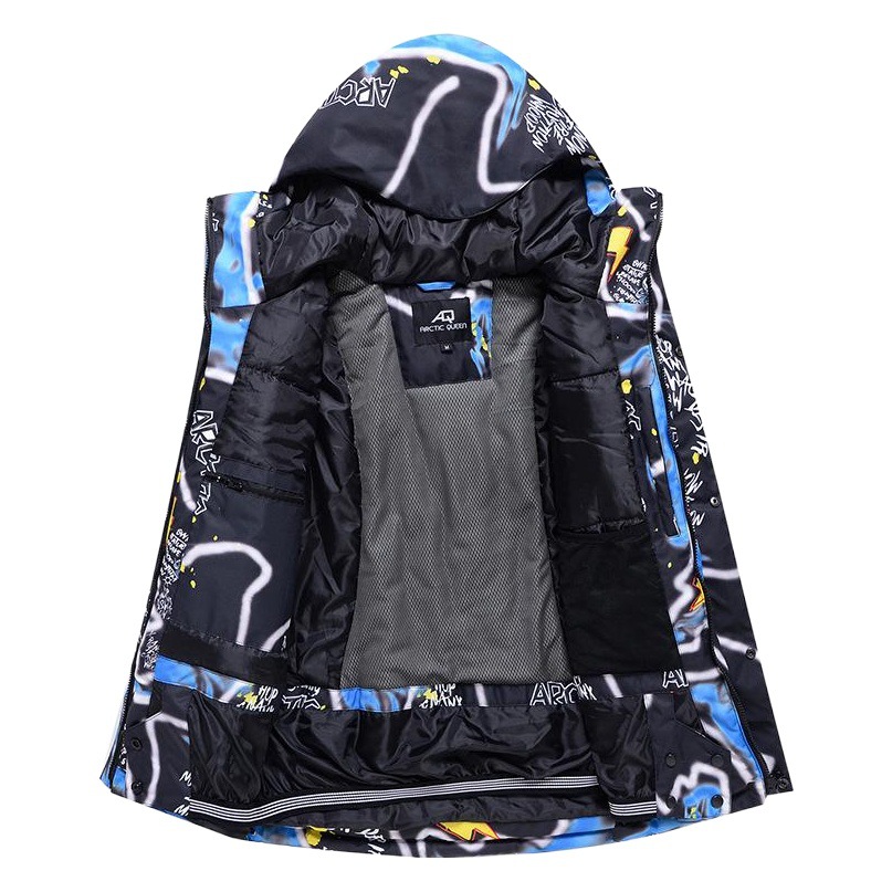 Ski Suit Men's Snowboard Double Ski Suit Winter Outdoor Warm Thickened Ski Suit