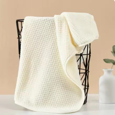 Picture of Plain pineapple Plaid towel suit soft absorbent children's face towel household bath towel coral velvet towel