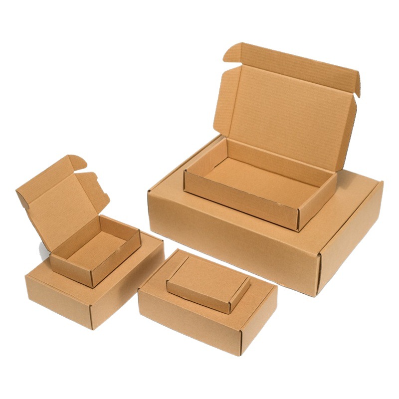 Flying box rectangular spot shipping express box packaging corrugated cowhide small carton printing packaging carton manufacturers