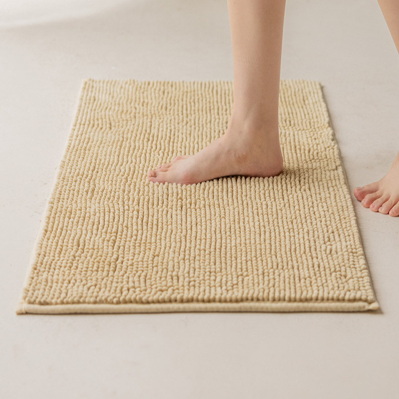 Picture of Special Short Plush Solid Color Chenille Floor Mat Cross-border Four Seasons Household Plain Soft Foot Pad Absorbent Non-slip Carpet