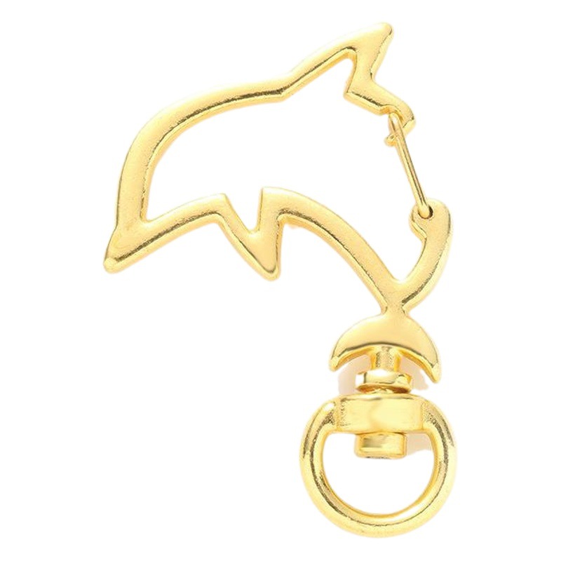 Manufacturer's Ready-Made Metal Jewelry Accessories DIY Hook Buckle Pendant Dolphin Dog Buckle Rotating Shark Keychain Special-Shaped Buckle