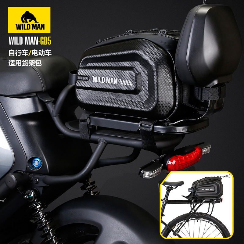 Bicycle Bag Rear Rack Electric Car Bag Rear Seat Rack Tail Bag Motorcycle Motorcycle Eva Hard Shell Pannier Bag