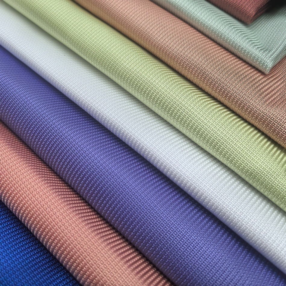 New Product Fabric Dupont Nylon Pu Toothpick Pattern Jacquard Pu Waterproof Casual Bag Fabric