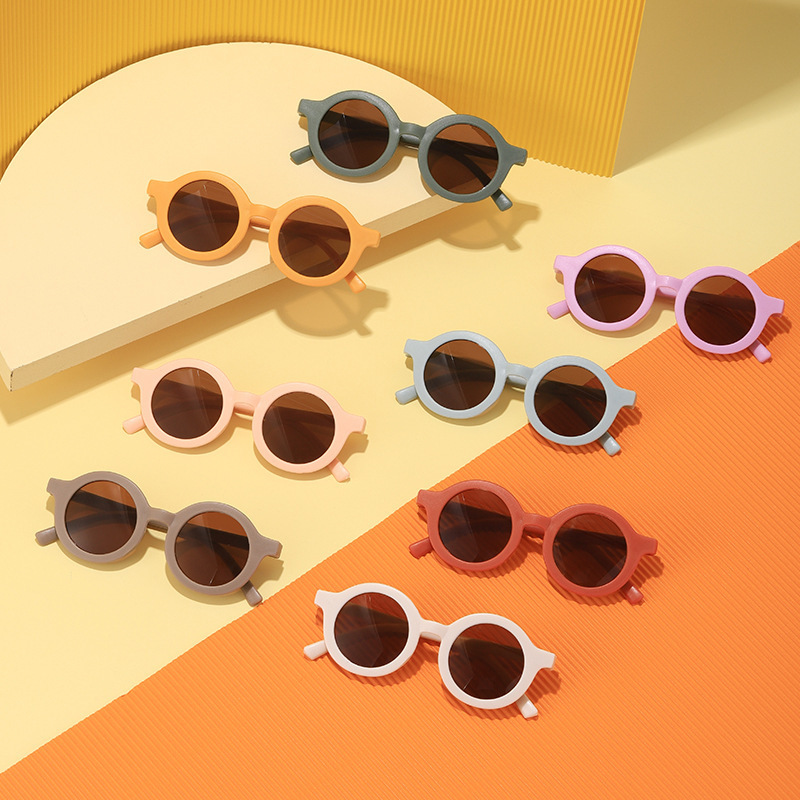 Picture of Children's Sunglasses Children's Sunglasses UV Retro Fashion Baby Photo Show Children's Glasses Wholesale