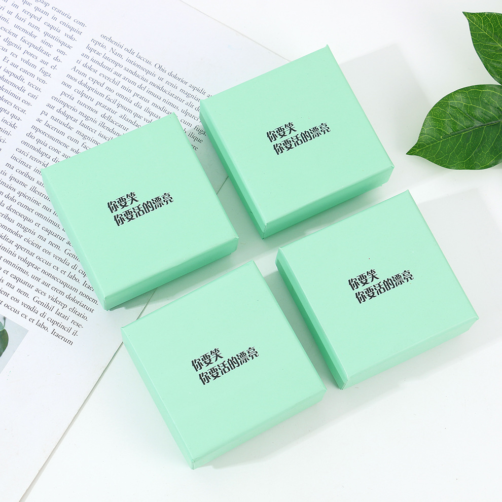 Manufacturer's Ready Stock Ins Style Heaven and Earth Cover Jewelry Box Accessible Luxury Brooch Gift Box Bracelet Ring Pendant Jewelry Packaging Box