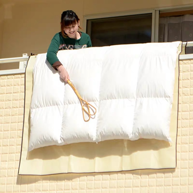Creative balcony railing quilt drying artifact thickened non-woven cloth mat quilt drying mat quilt cleaning mat