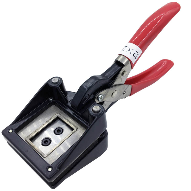 Picture of 30x40mm Photo cutting pliers 2-inch photo ID hand-held hand-mounted photo cutter photo passport driving license cutting card