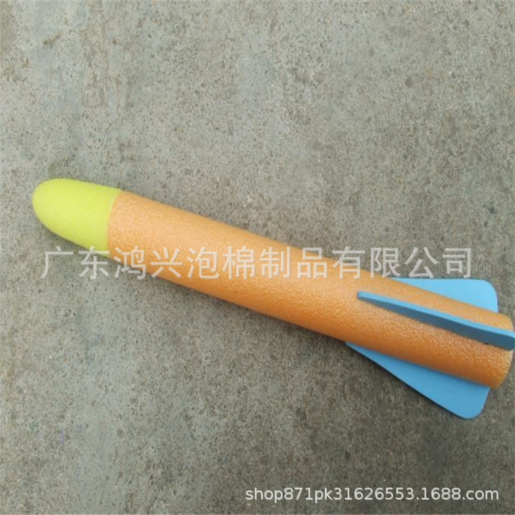 Processing epe pearl cotton color tube sponge dart pearl cotton rocket launcher quantity more discount