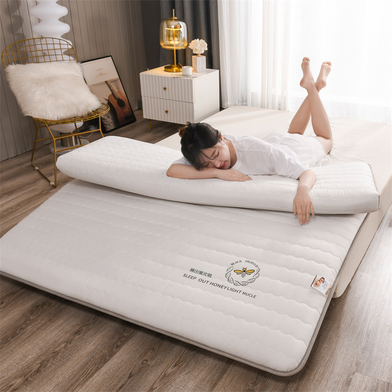 Picture of Soy Fiber Mattress Soft Cushion Foldable Student Dormitory Tatami Mattress Mattress Floor Sleeping Mat Wholesale
