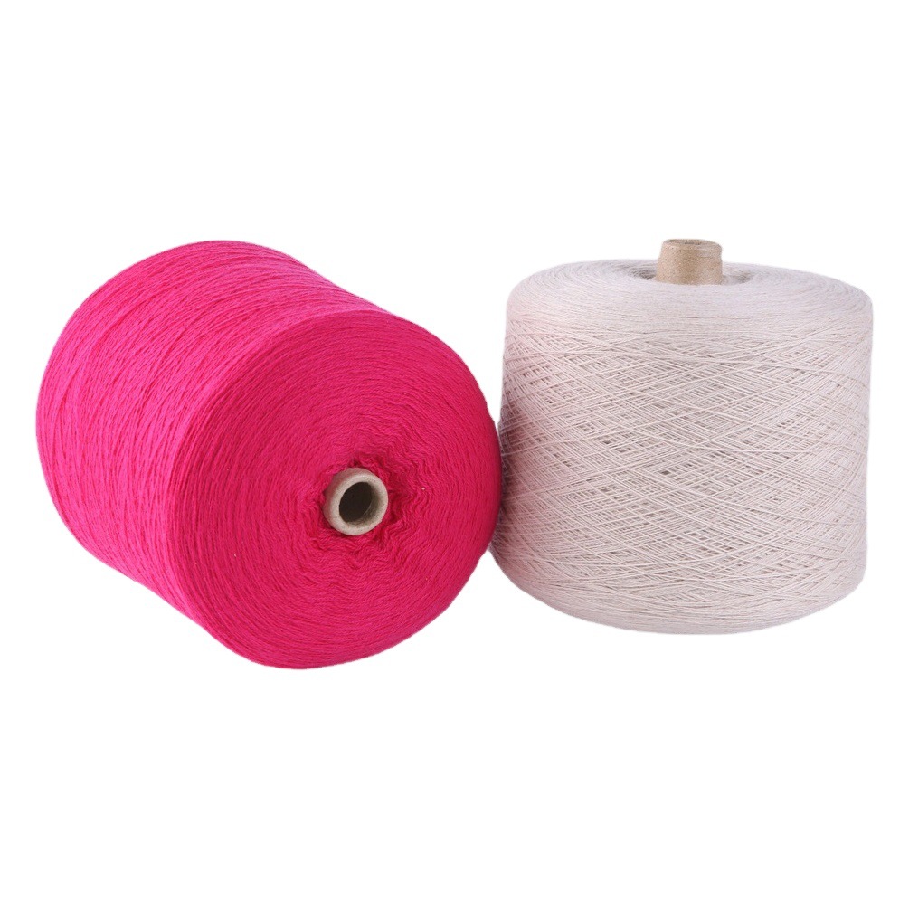 Refreshing celestial silk 3/85NM69% Lanjing tencel 25% combed cotton 6% mulberry silk blended celestial silk knitting thread