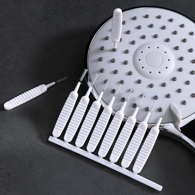 Shower hole cleaning brush 10 PCs multi-functional hole dredger anti-blocking gap small hole cleaning nozzle brush wholesale