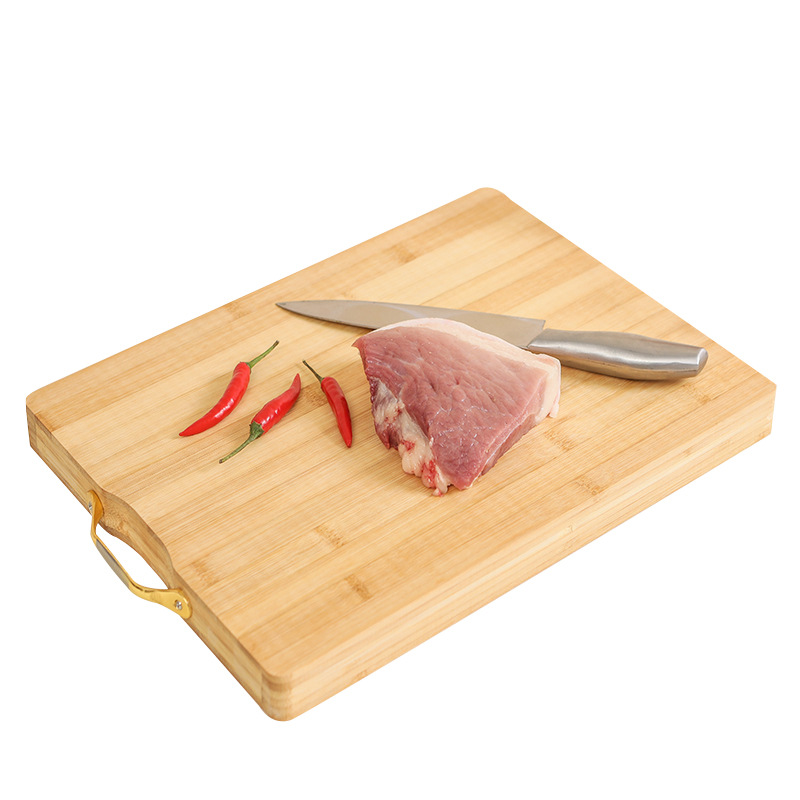 Picture of Practical Cutting Board Household Bamboo Sticky Board Fruit Kitchen Small Cutting Board Cutting Board Chopping Board Thickeneded Cutting Board Antibacterial