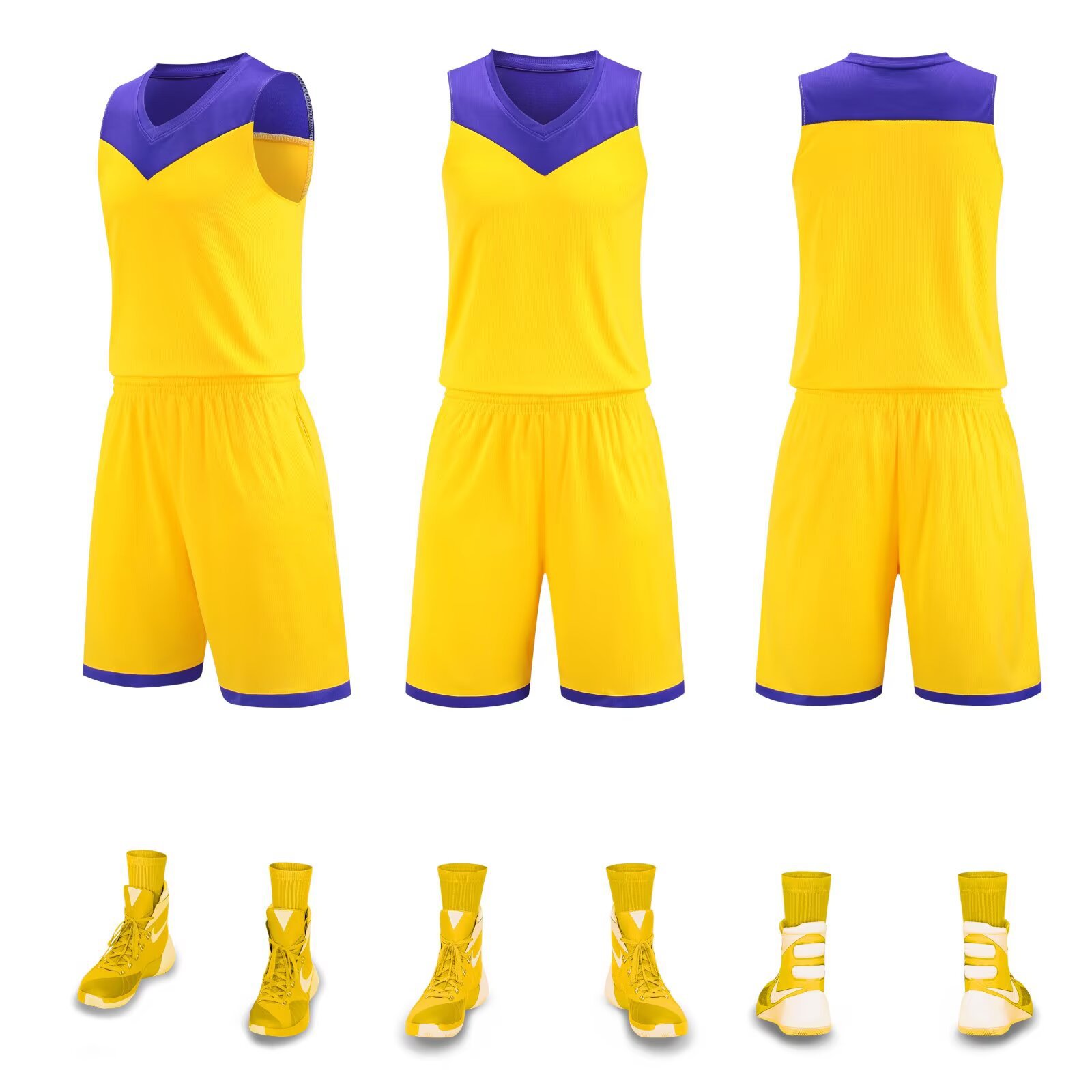 Picture of New in stock basketball uniform suit men's competition team uniform adult children training basketball uniform vest outdoor sports