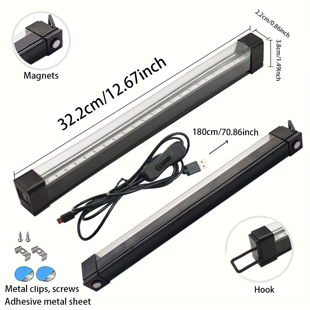 Picture of Cross-Border Led Ultraviolet Purple Light Tube Indoor Special Decorative Atmosphere Light Household Shadowless Glue Curing Lamp