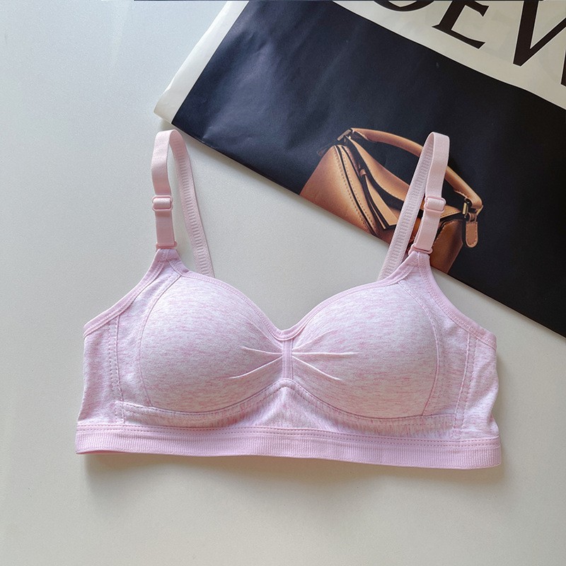 Picture of Japanese-style Seamless Underwear Women's Small Chest Gathered and Large One-piece Breast Collector Anti-sagging No-steel Ring Girls' Bra