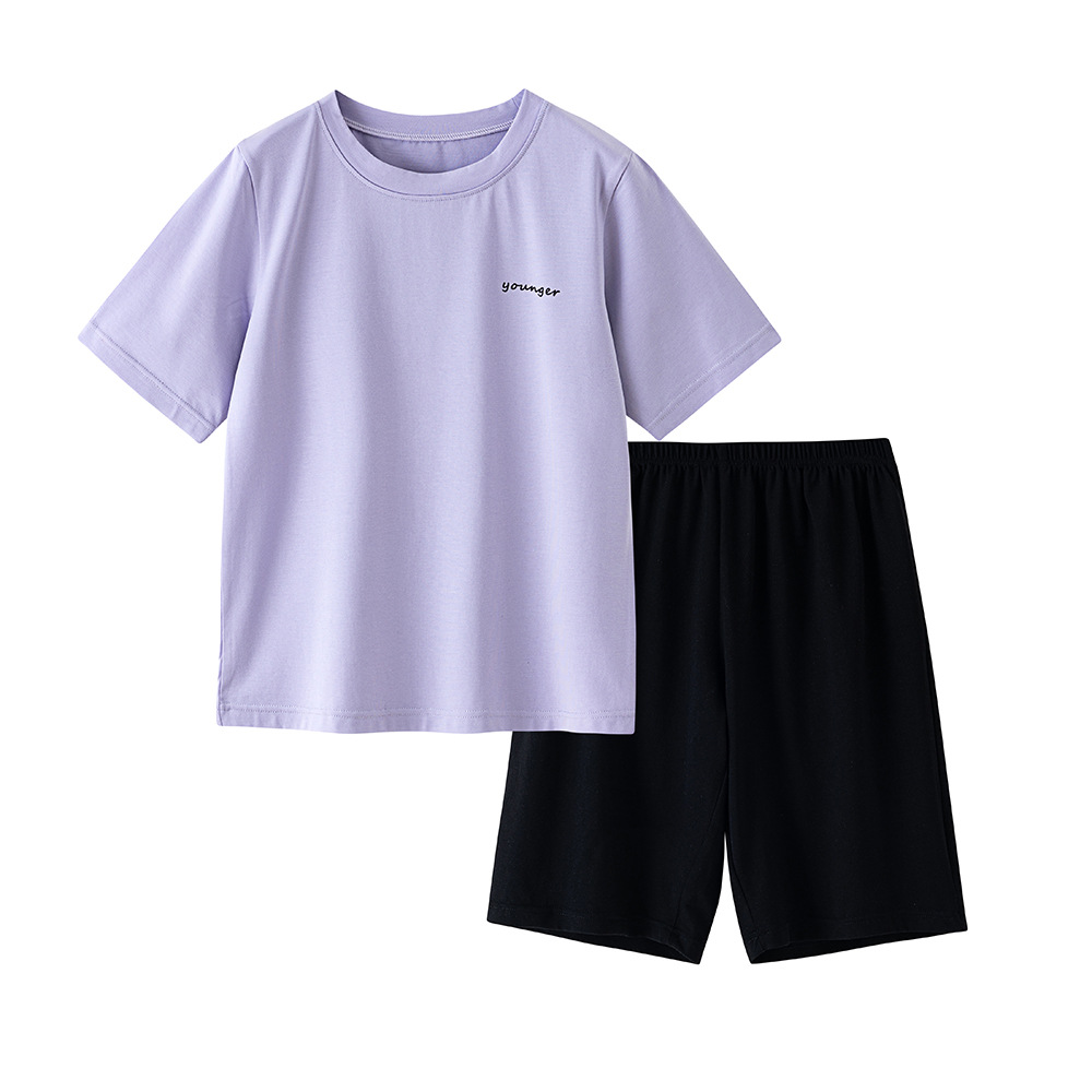 Picture of Boys' Pajamas Summer Class A Short-sleeved Modal Thin 2025 New Children's Summer suit Home