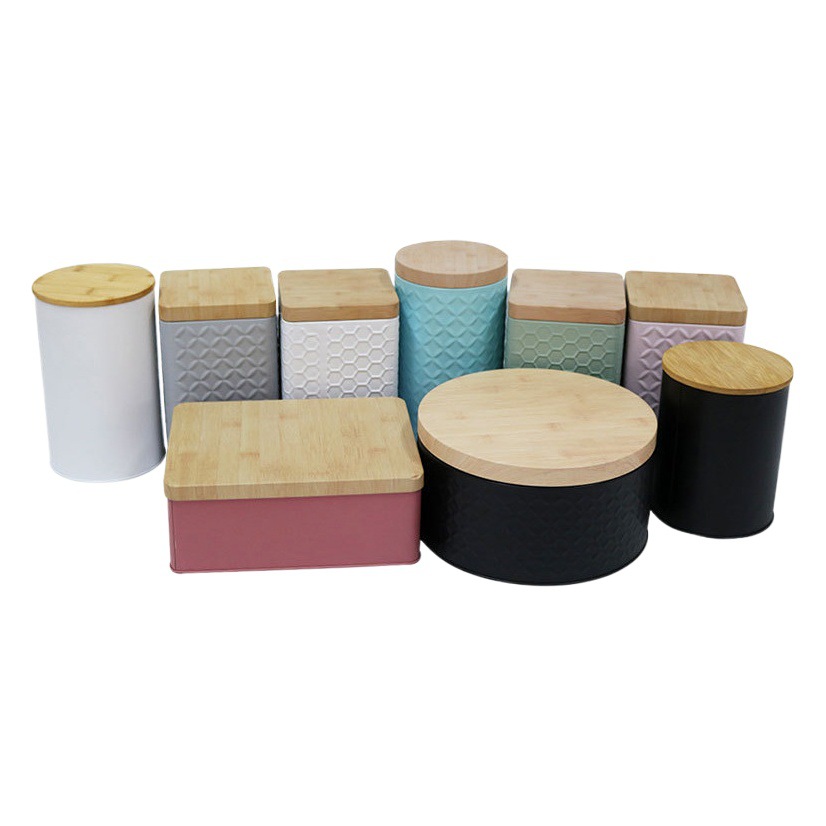 Supply round tinplate box creative gifts tea metal sealed storage packaging tinplate box mold full