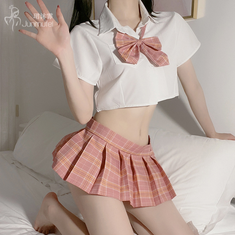 Sexy underwear sexy student suit hot temptation nightgown open file free uniform tease passion foreign trade Wholesale