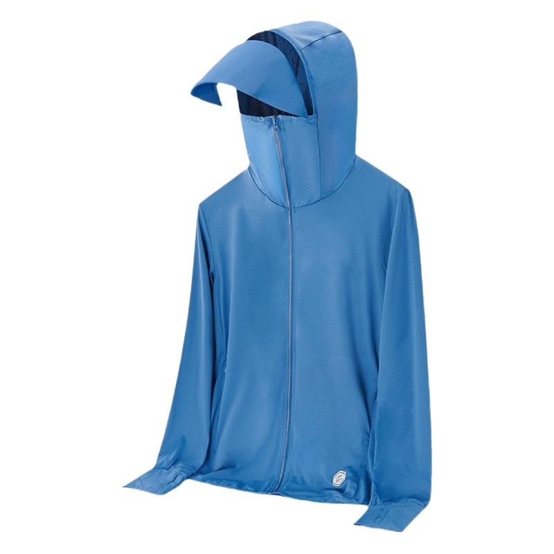 UPF50 Ice Silk Sun Protection Clothing Summer New Quick-drying Breathable Couples Jacket Fashionable Thin Outdoor Skin Clothing