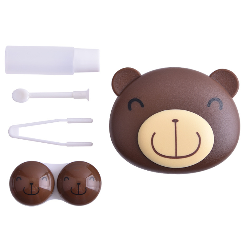 Picture of Animal Series Contact Lens Case Contact Lens Companion Box Cartoon Shape Contact Lens Nursing Box Portable