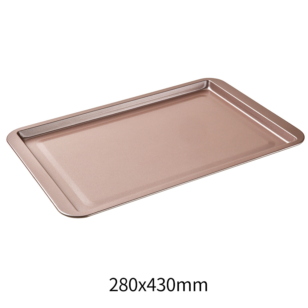 Picture of Rectangular Thickened Non-Stick Baking Pan for Oven Non-Stick Baking Cake Curly Cookie Mold Bread Baking Pan