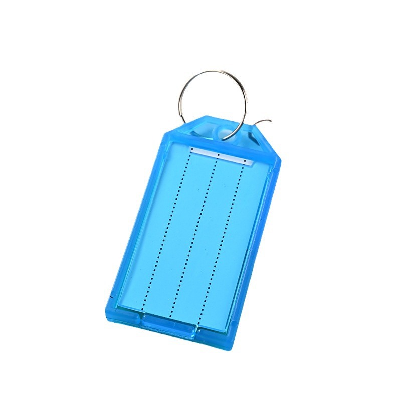 Picture of Plastic Key Plate Rental Color Number Plate Key Artifact Label Management Can Mark Plate Key Chain Key Ring