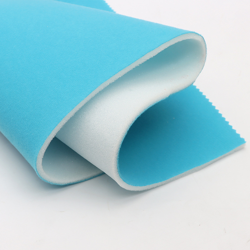 Picture of Spot colored woolen fabric composite sponge cloth rehabilitation supplies hook and loop strap helmet lining brushed fabric composite fabric
