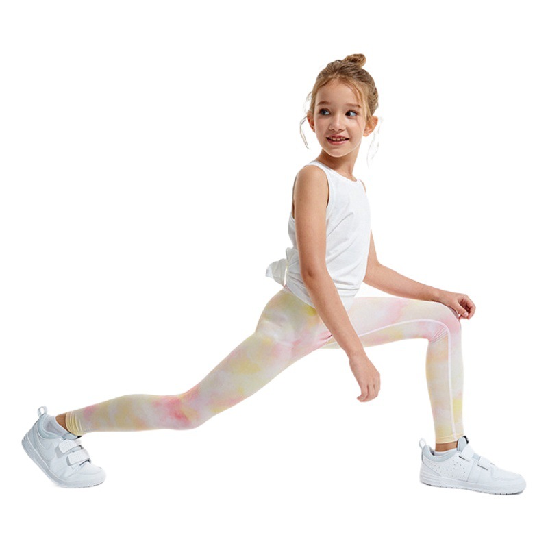 Summer Thin Yoga Vest for Girls and Children, with Back Slit and Straps, Suitable for Sports, Fitness, and Running, Comfortable to Wear