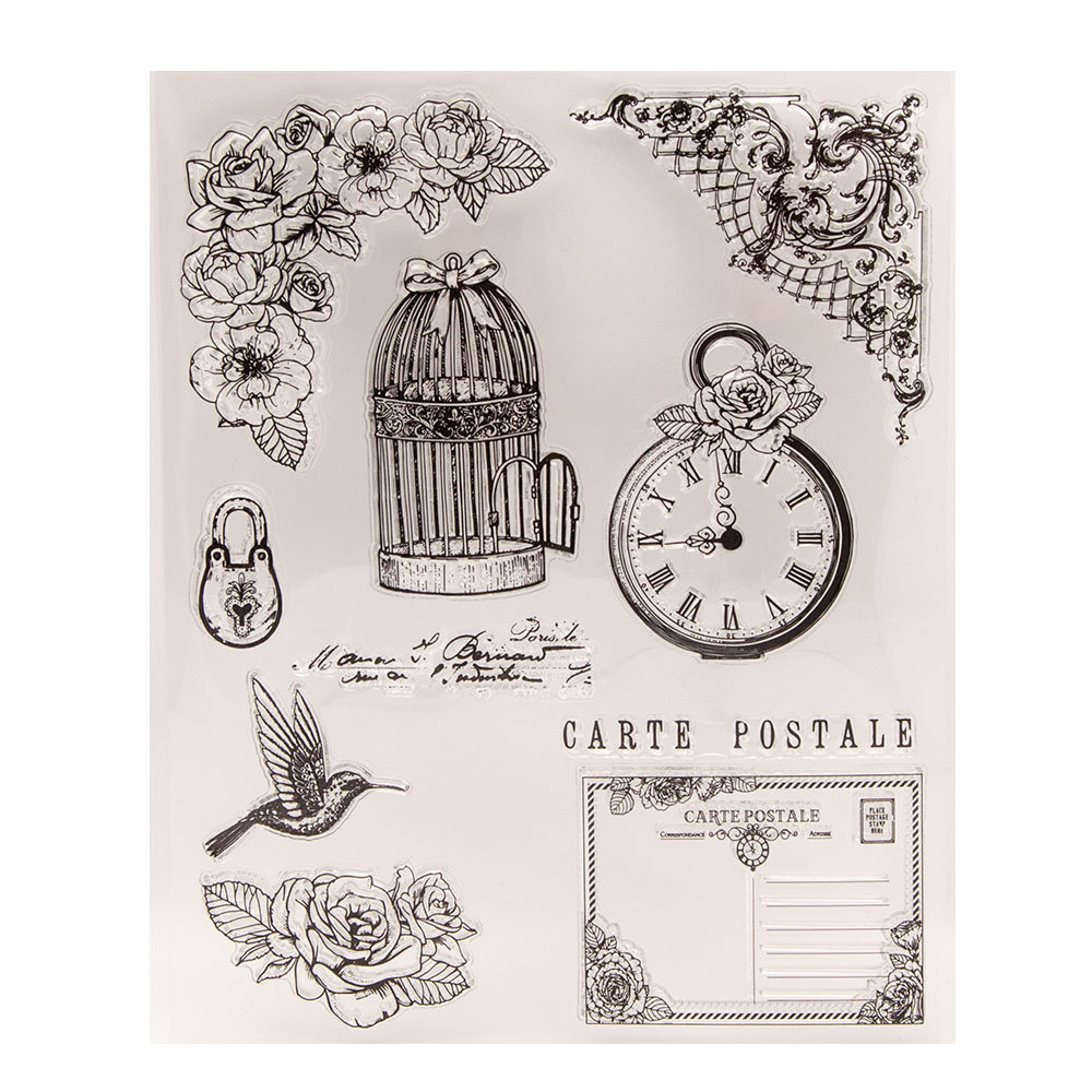 Picture of Transparent seal DIY Journal transparent seal rubber stamp T2000