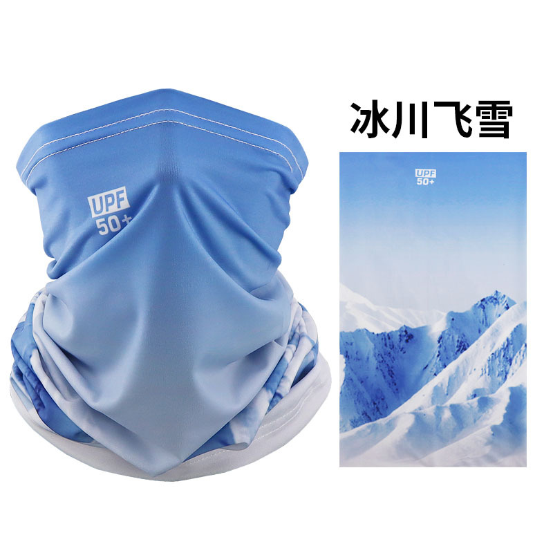 Picture of Sunscreen Mask Riding Sunscreen Collar Men's and Women's Fishing Ice Silk Magic Scarf Summer Scarf Thin Scarf