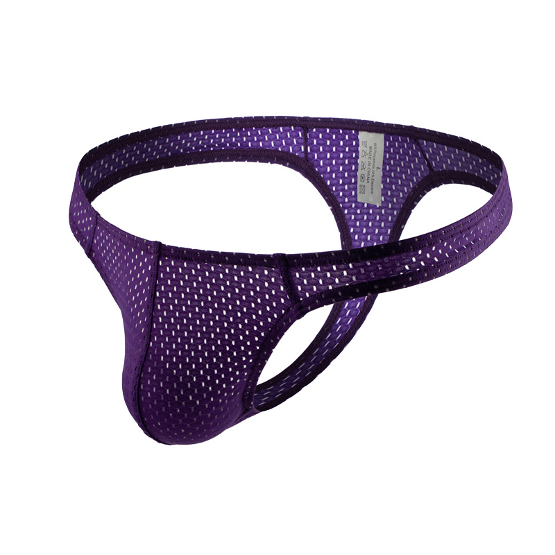 Picture of Men's thong breathable low waist sexy mesh men's underwear wholesale