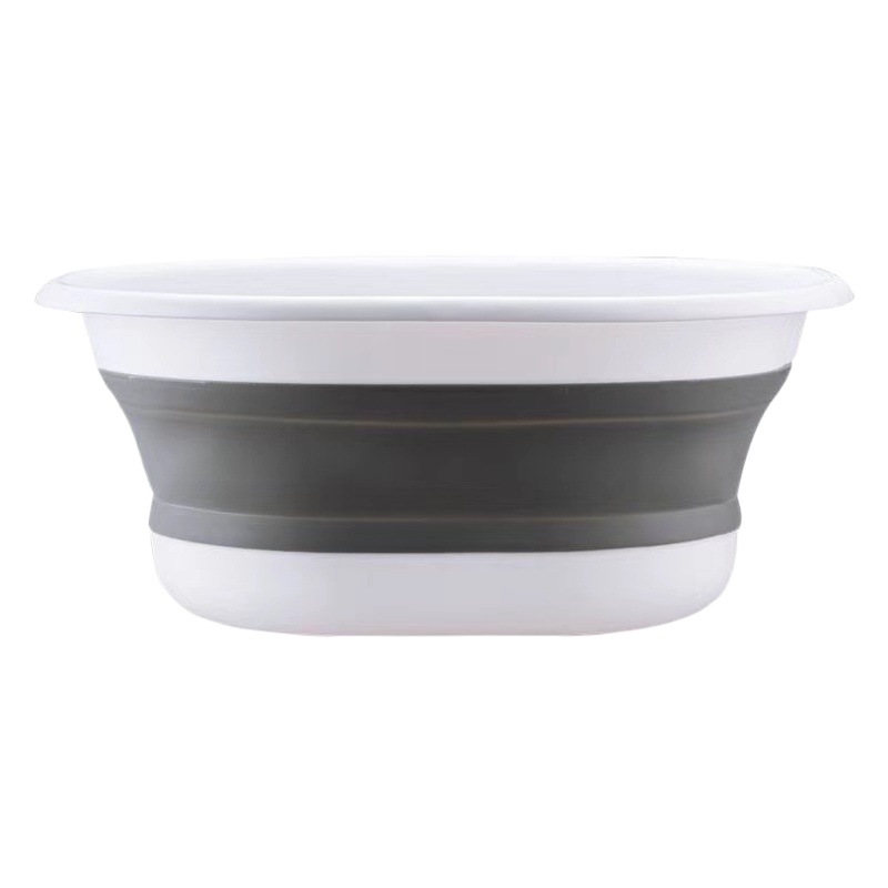 Foldable washbasin large household student dormitory baby basin portable compression travel small size laundry