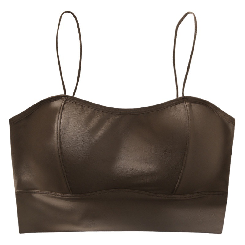 Ice Silk Beautiful Back Underwear Women's Seamless Inner Base Tube Top Wrapping Chest One-piece Small Chest Large Thick Camisole