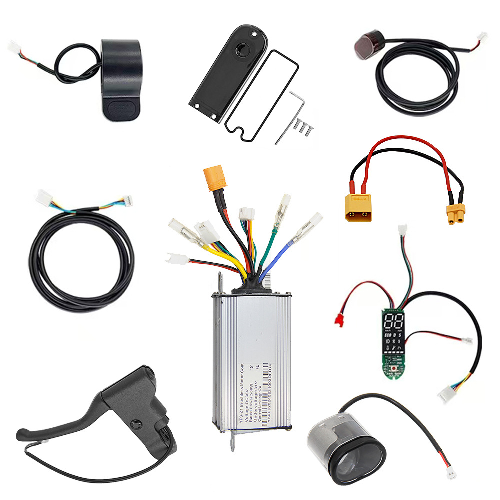 10 inch 500W scooter universal control suit accelerator instrument throttle big tail light 10 inch 36V full set