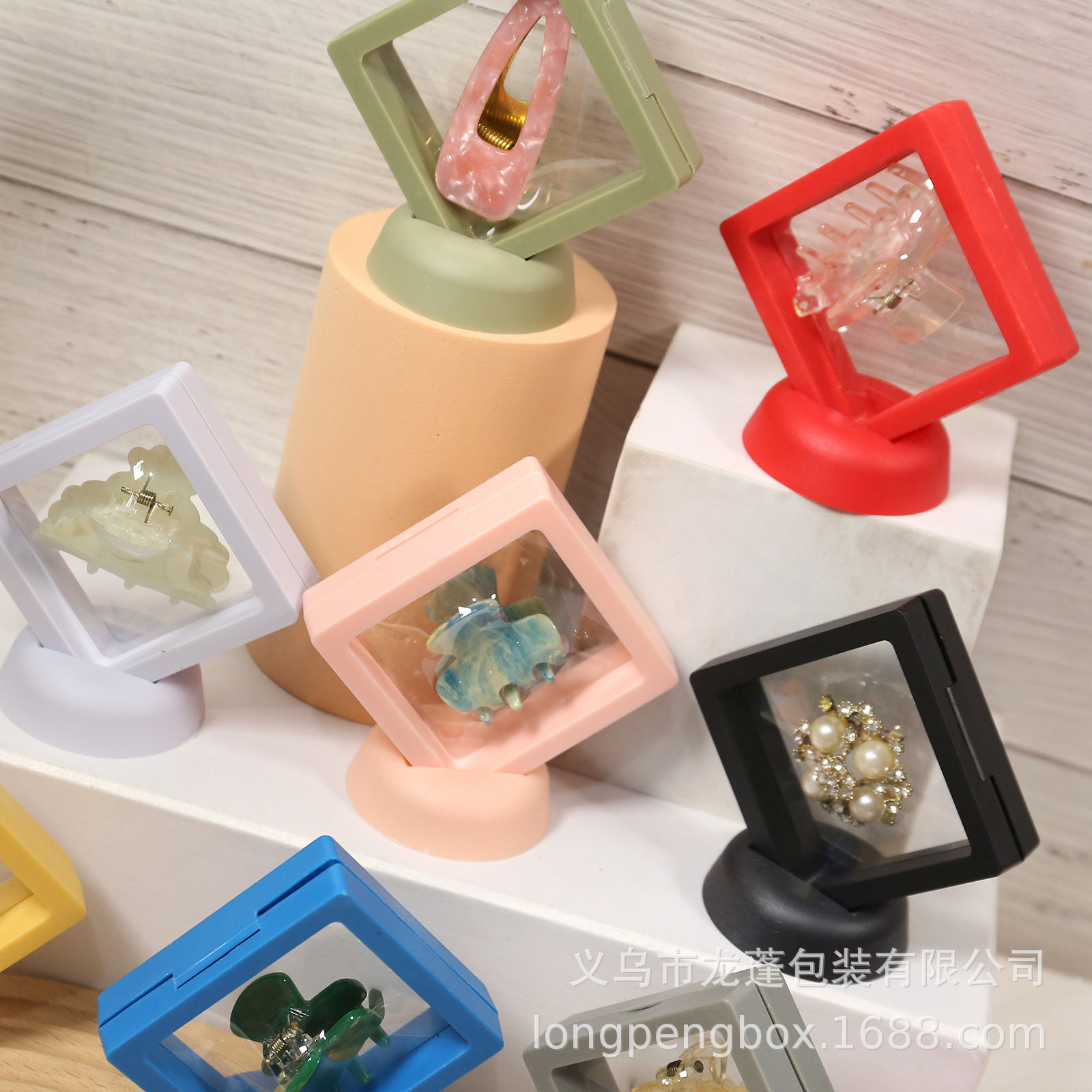PE Film Suspension Box Anti-oxidation Transparent Jewelry Box Gift Packaging Box Badge Necklace Bracelet Storage Box