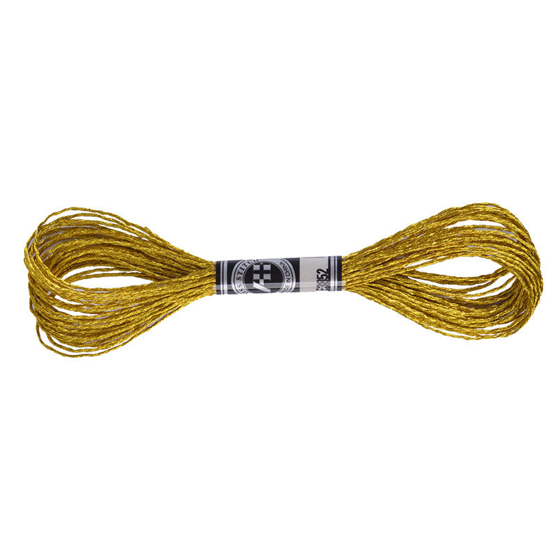 Picture of Manufacturer Wholesale Dmc Color Gold and Silver Thread Embroider Cross Stitch Thread Handmade Accessories 8.12m Strands of Metal Wire Embroider Thread