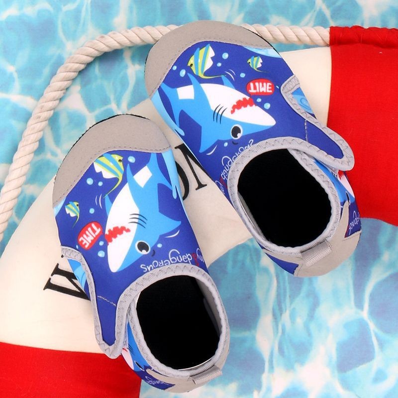 Picture of Children's water park Baby Beach socks non-slip diving shoes snorkeling socks swimming shoes drifting soft shoes wading shoes socks