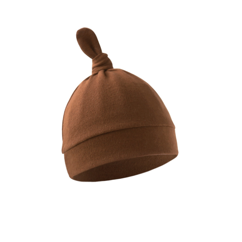 Picture of 2023 foreign trade baby pacifier hat single layer baby chirp hat baby tail hat children pullover hat