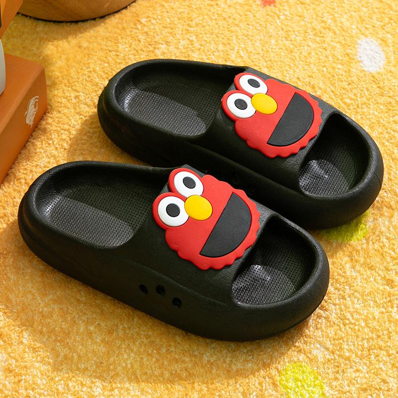 Picture of EVA Children's Slippers Cute Cartoon Boys and Girls Baby Children's Bean Shoes Big Children's Parent-Child Summer Slippers