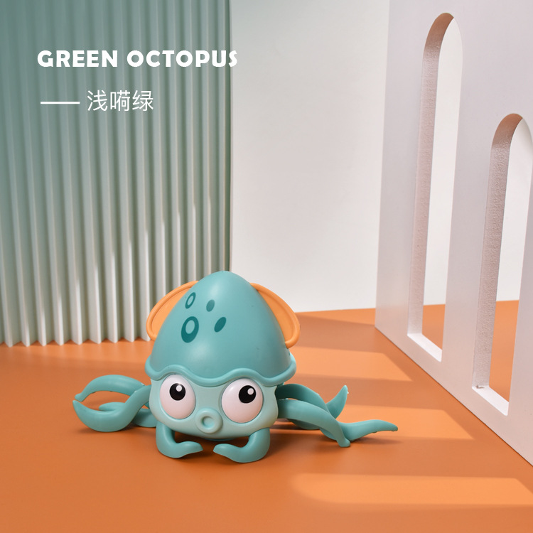 Picture of TikTok Internet Celebrity Toy Crab Children's Induction Escape Obstacle Avoidance Electric Octopus Charging Sound and Light New Strange Toy