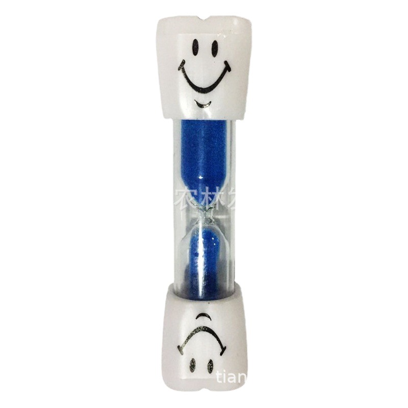 3-minute smiley face hourglass brushing timer manufacturers 9-color children's cartoon sand leakage room decoration wholesale